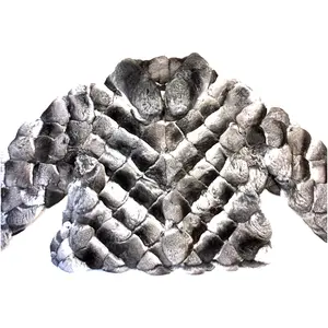 Kashani Ladies Diamond Cut Full Chinchilla Coat