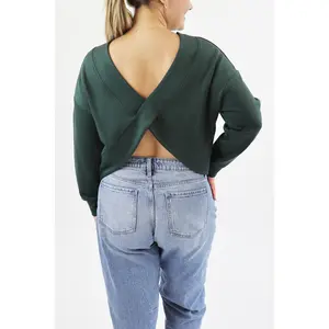 The Cloud Open Back Sweater