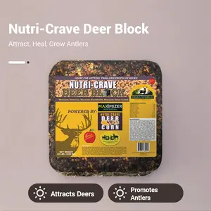 Real World's Nutri-Crave Deer Block Deer Minerals Deer Corn