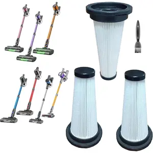 3Pack Hepa Filters Replacement Compatible with SUXIANGVAC Cordless Vacuum A27, Washable Cone Filters Compatible with VOKENE & VICEASE& OIRFND A27& TITIPOY A27 Series