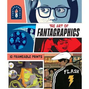 The Art of Fantagraphics Poster Book by Fantagraphics Publishers [Hardcover Book]