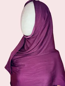 Eman's Collection Jazz Velvet Hijab for Women - Breathable and Soft Casual and Formal Wear
