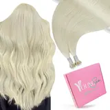 YoungSee Nano Beads Hair Extensions Human Hair Silky Hair Extensions for Women Nano Link to Change Your Look #Summerwins #Dealforyourdays #SummerVibes Natural Looking Hair Summer braids half wig summer hair style glueless wig