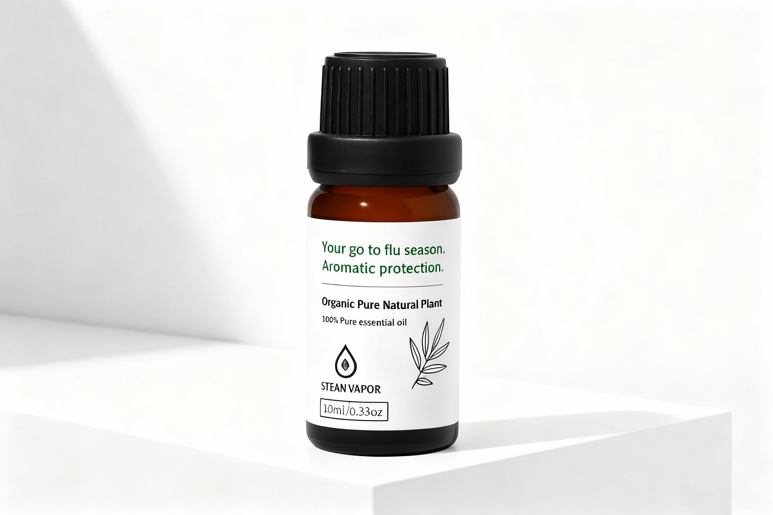 100% Pure Natural Essential Oil for Diffusers Humidifiers Stones Massage Inhalation Bathing & Foot Soaks with Immune Boosting Properties 10ml 6 Bottles