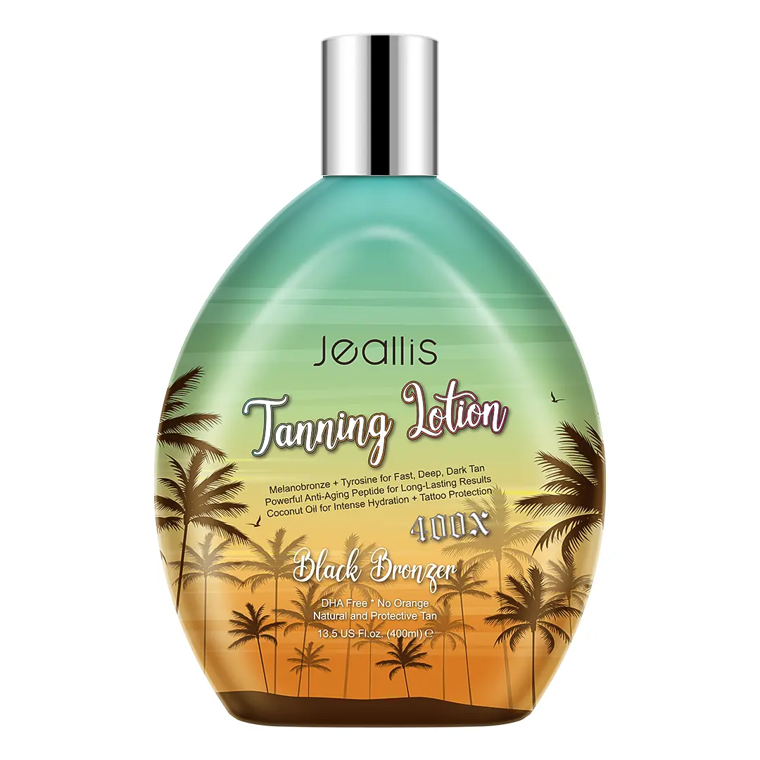 Jeallis Tanning Lotion For Outdoor Sun and Tanning Beds 400ml