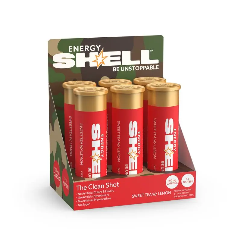 Enery Shells Energy Shell Sweet Tea 6-pack - TikTok Shop