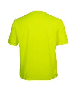 Men's Highlighter Yellow Shirt Neon Short Sleeve highlighteryellowshirt Menswear Top Streetwear Shortsleeve Casual