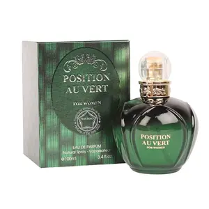 META-BOSEM Postion Green Au Vert, Women Perfume Eau de Parfum Natural Spray Fragrance - Floral Warm Notes - Romantic Scent - Great Holiday Gift - for All Day Use, 3.4 Fluid Ounce/100Ml