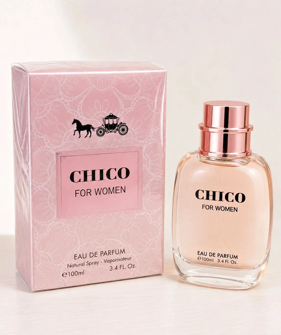 Royal Collection Chico for Women Eau de Parfum Spray, 3.4 fl oz (100 mL)