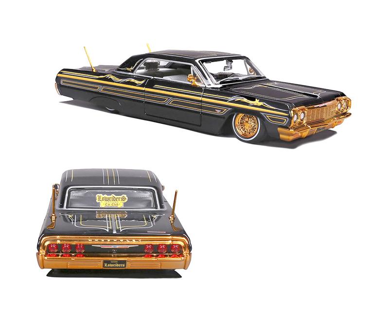 Maisto 1:24 1964 Chevrolet Impala SS Lowriders – Black Gold – Design Lowriders