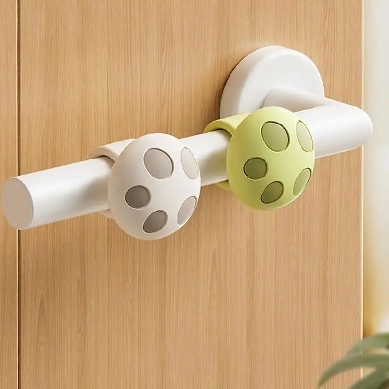Transparent Anti-Impact Protectors for Cabinet Doors - Soft O-Shaped Pads to Prevent Damage and Loud Noise