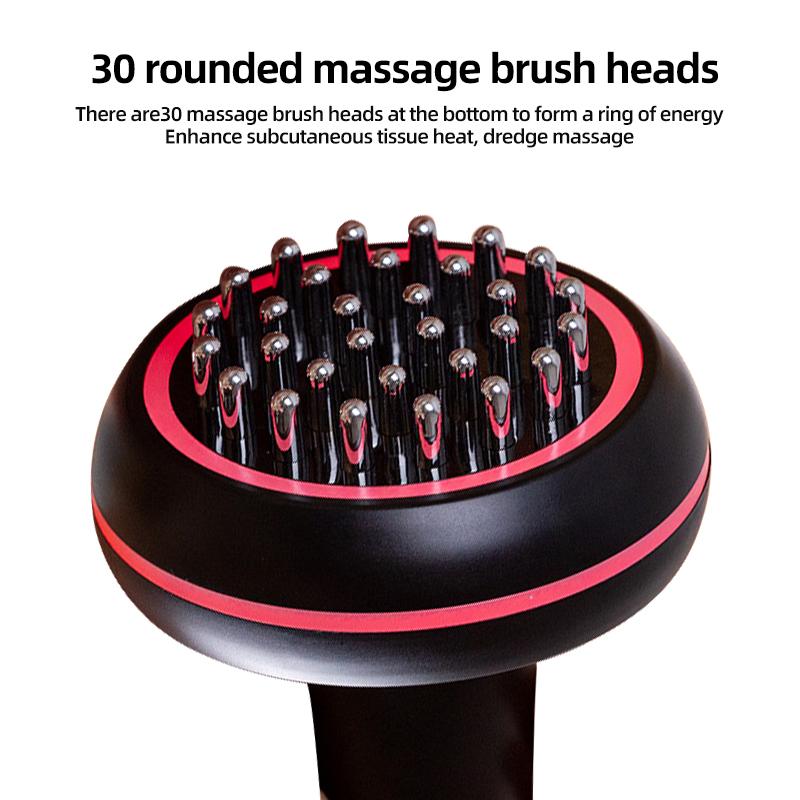【Valentine's Day Gift】 Electric massage brush - FullBody Abdomen, Leg, Back and Shoulder Massage,USB Charging TPE Muscle Soothing, Portable Electric massage brush, Holiday Gifts for Parents,Home Fitness Tools 16  head  massager whole body muscle fascial