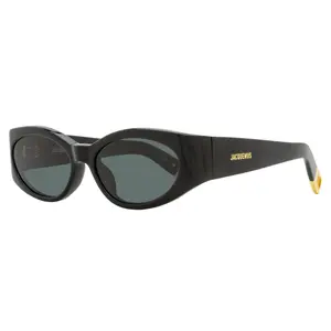 Jacquemus Ovalo Sunglasses JAC4S 001 Black/Gold 55mm