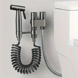 High-pressure Closestool Cleaning Shower Head, Handheld Bidet Faucet Sprayer Set for Toilet, Toilet Wash Sprayer for Bathroom, Modern Bidet Sprayer #GLOBAL PICKS