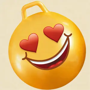 Inflatable Hopping Ball with Handle for Adults Kids Party Fun