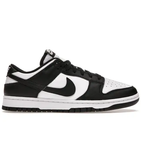 Nike Men's Dunk Low Retro White Black Panda, from StockX