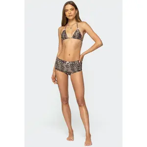 Mich Leopard Boyshort Bikini Bottoms Mich Leopard Boyshort Bikini Bottoms