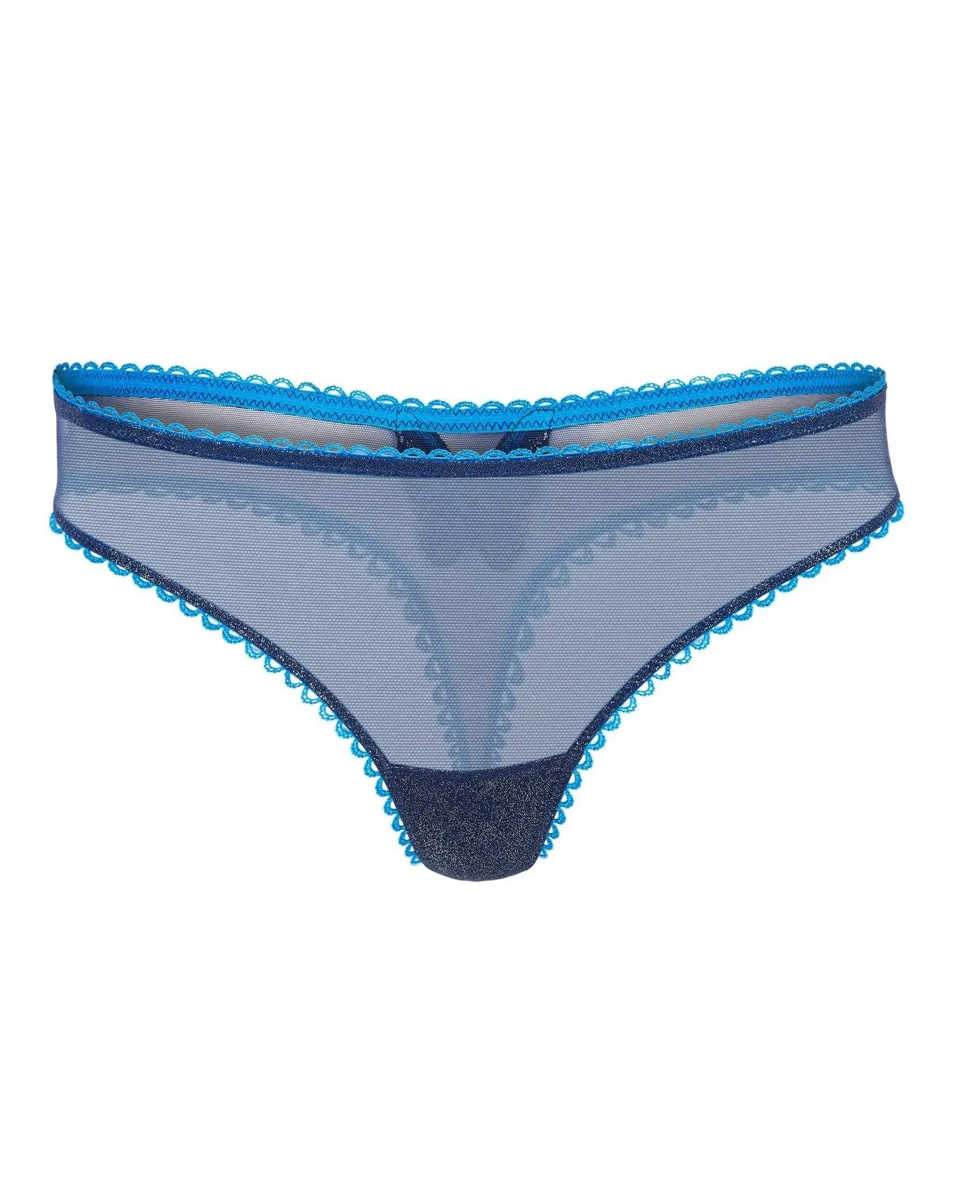 Alyshia Thong Animal Blue Plus Panty
