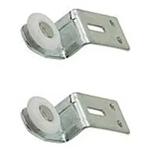 Prime Line Products Wardrobe Door Roller Assembly, Door Hardware, Adjustable Bracket, Door Mounting