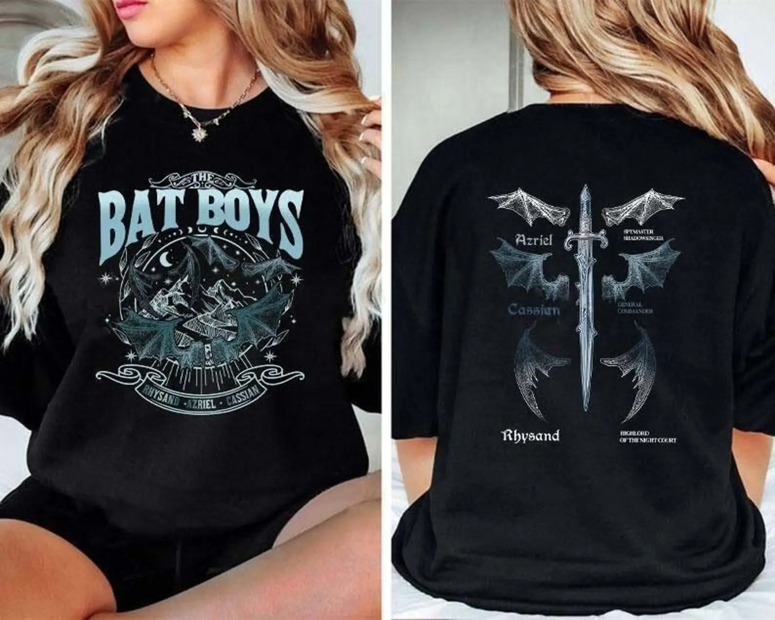 Comfort Colors The Bat Boys Shirt, Acotar Series T-Shirt, Gift For Book Lovers, Bookish Gift, Velaris Acotar Shirt, Night Court Tee