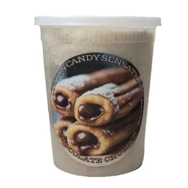 Chocolate Churros Gourmet Cotton Candy - Cotton Candy Sensations 200+ Flavors