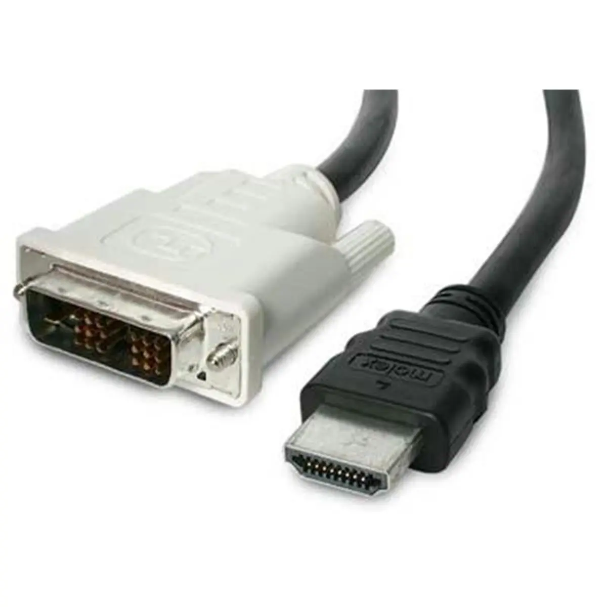 Startech HDMIDVIMM30 Male-to-Male Digital HDMI to DVI Connector Cable, 30 ft, 24 AWG Wire Gauge, High Performance, Digital Signal, Best Quality Picture Audio & Video Accessory for Electronic Devices