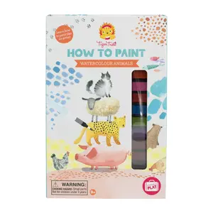 Tiger Tribe How to Paint Watercolor - Animals