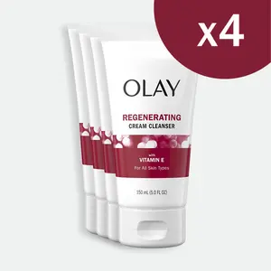 4 Pack Olay Regenerating Cream Cleanser with Vitamin E 4 Pack Olay Regenerating Cream Cleanser with Vitamin E
