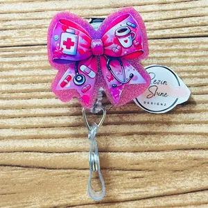 Medical Bow Badge Reel