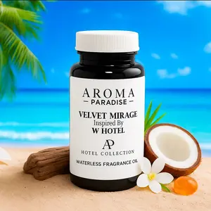 W Hotel Inspired Waterless Fragrance Oil – Saffron, Rose & Amber – For Cold-Air Diffusers - Velvet Mirage