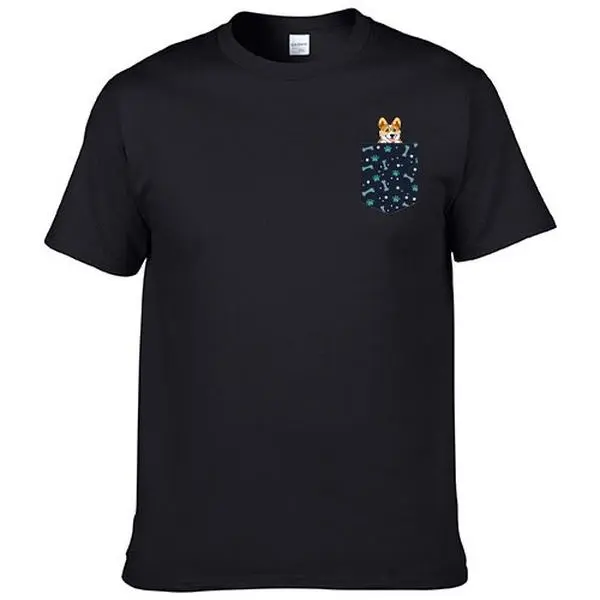 Little Dog Heart Pocket T-shirt