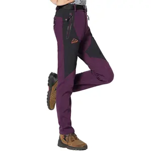 Women's Snow Pants Waterproof Insulated Fleece Thermal Ski Hiking Snowboard Pants Breathable Material Jogger High Waisted Joggers