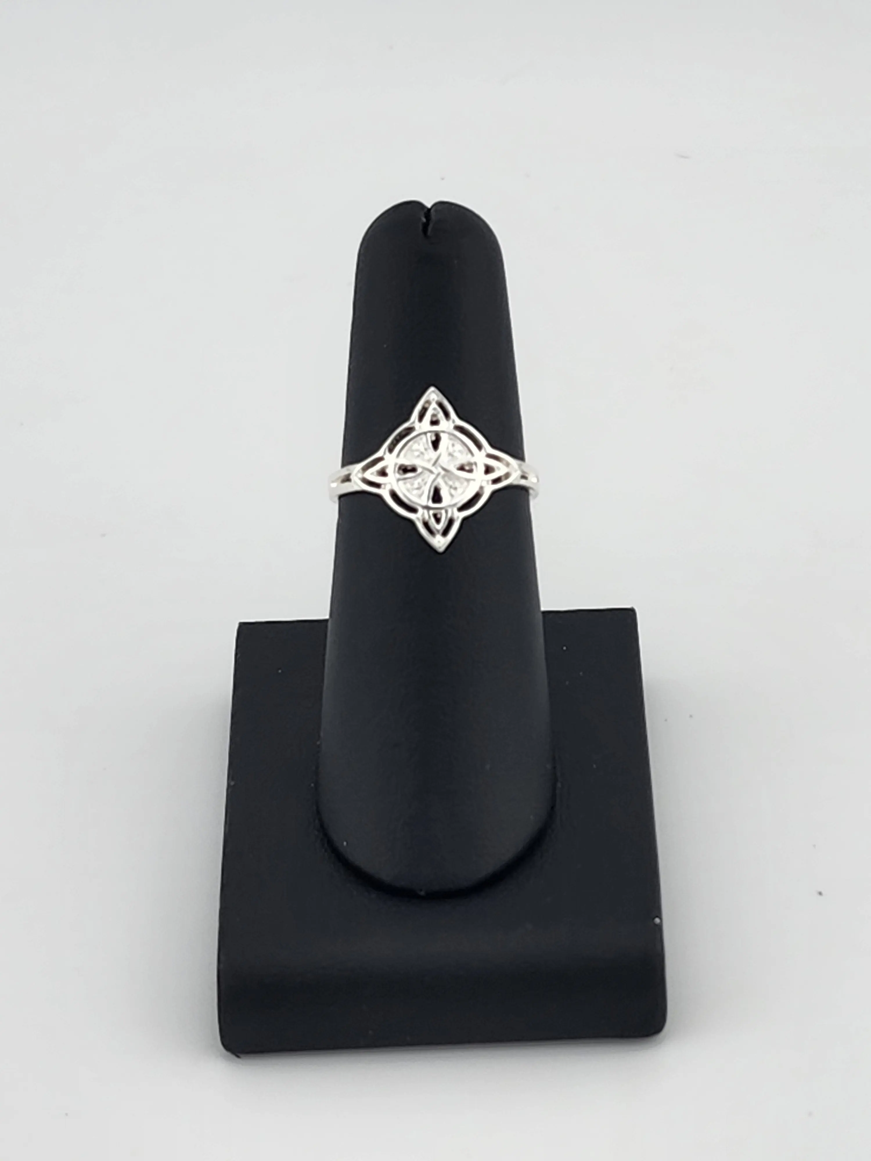Sterling Silver 925 Witch's Knot Ring – Wiccan Protection Jewelry, Brand New