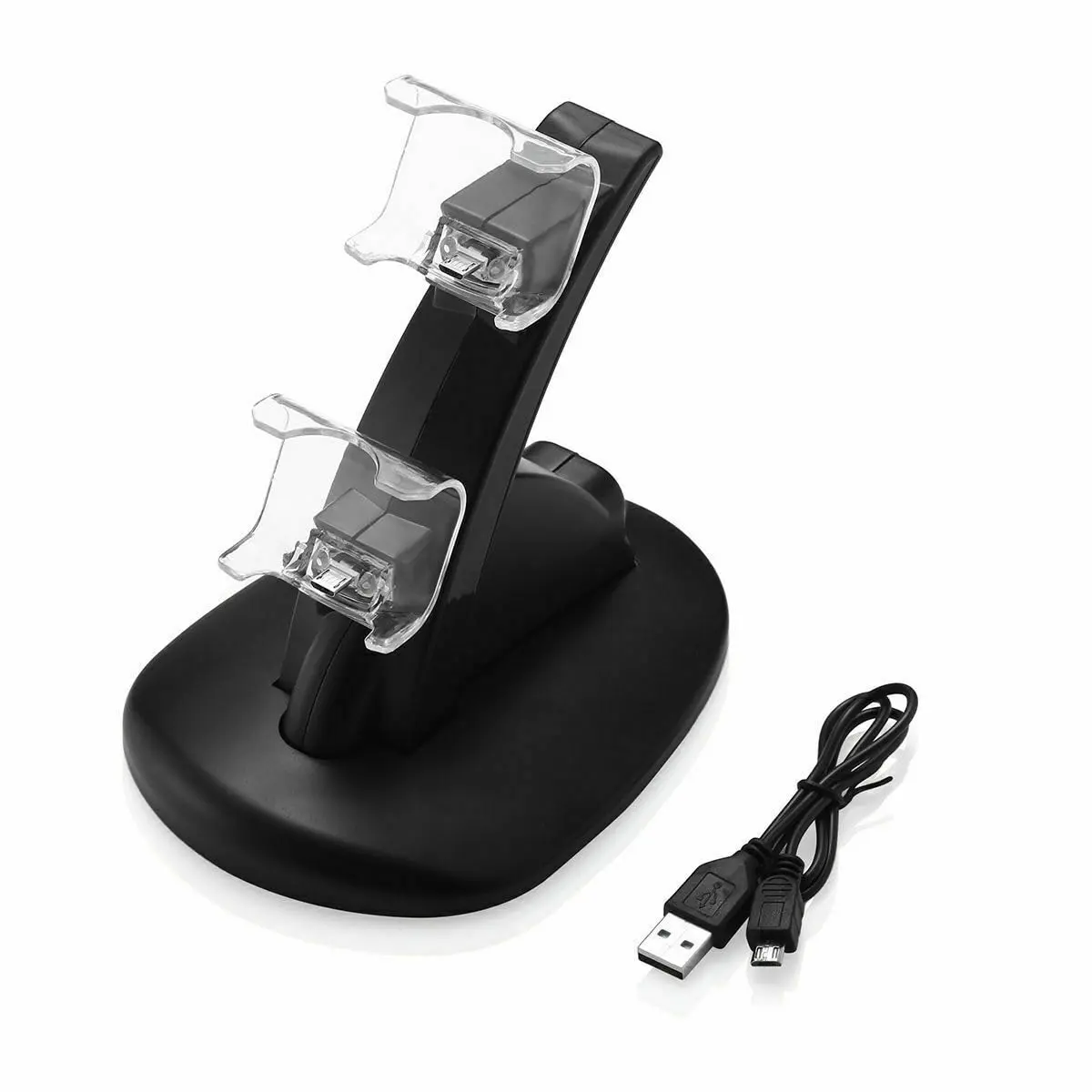 Xbox One/One X/One S Controller Dual Charger Dock Station with Dual LED Light Indicator Fast Charging Automatic Power Off Compact Design & USB Cable