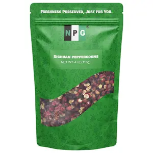 NPG Premium Szechuan Red Peppercorns, 4 Ounces, A Mouth-numbing Spice for delicious flavor Kung Pao Chicken, Mapo Tofu, and Asian Cuisine