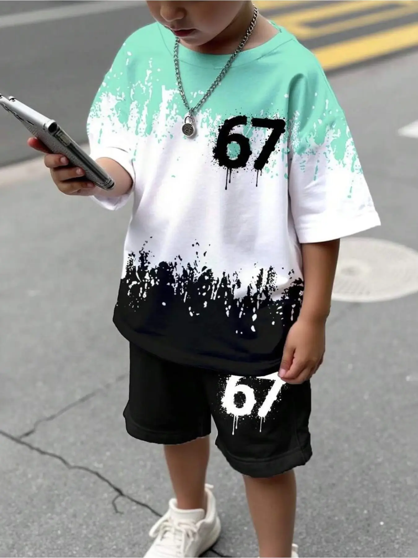 Trendy Kids Street Art Set, Cool and Tough Outdoor Wear