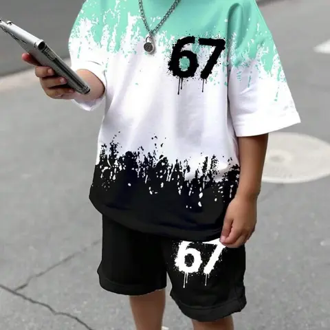 Trendy Kids Street Art, Cool and Tough Outdoor Wear Clothes Kids