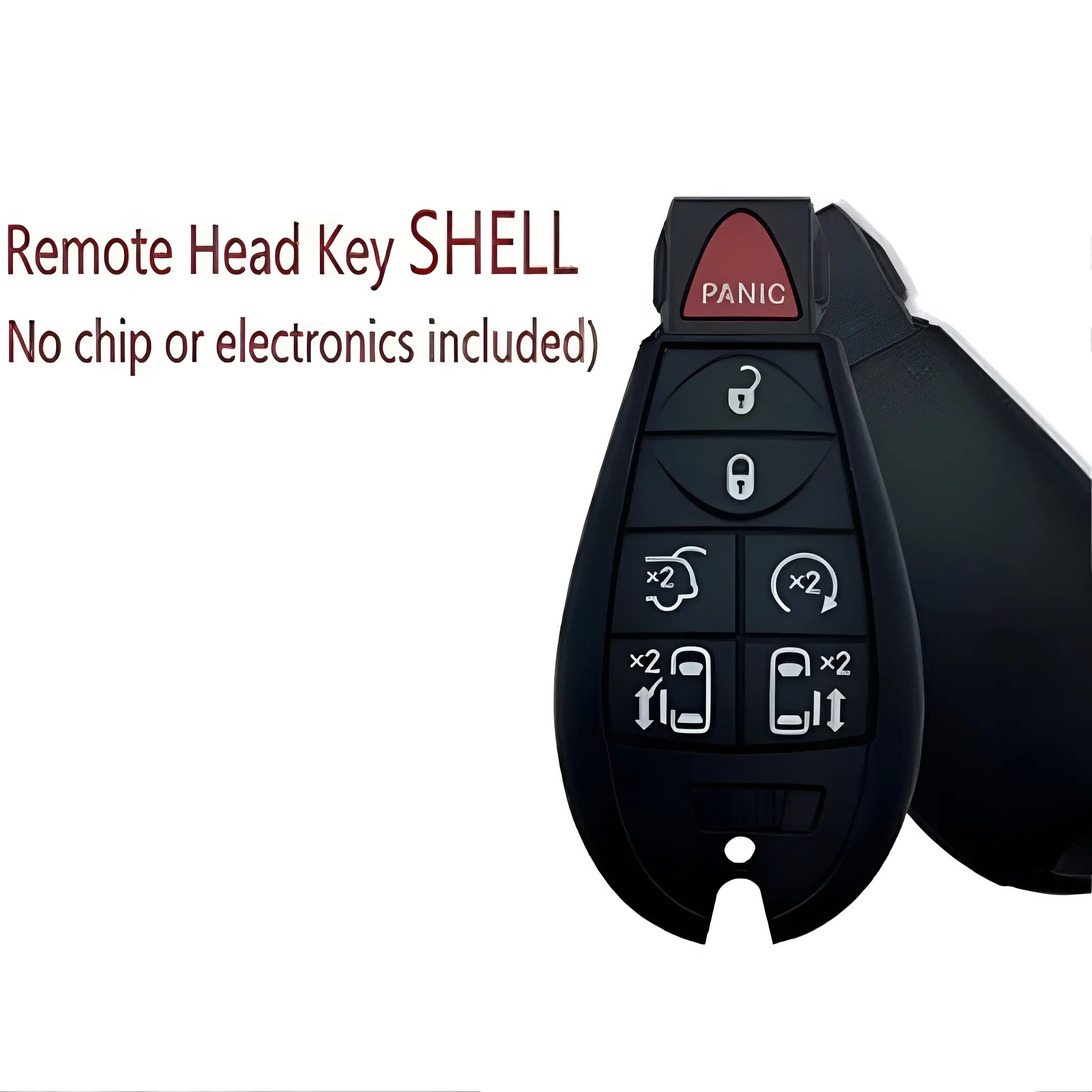 New Remote Fobik Key Shell Case Compatible with Chrysler Town & Country 2008 – 2016, IYZ-C01C