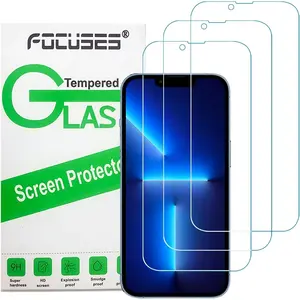 Screen Protector for  13 pro max  14 Plus Anti Blue Light Screen Protector Compatible with  14 Plus  13 pro max 3 Pack