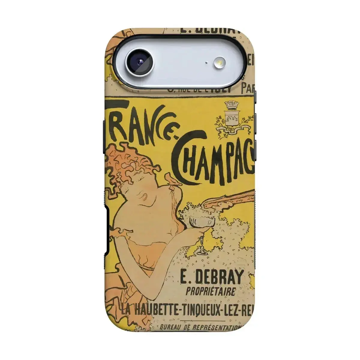 Casely iPhone 17 Case | Van Gogh Museum | French Bubbly by Pierre Bonnard | Bold Protective Design | Compatible with MagSafe