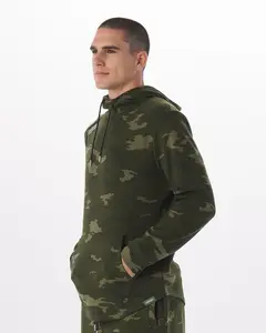 Hawthorne Tech Hoodie Green Camo Heather, Medium