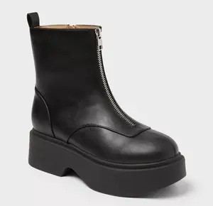 Women Honor Low Shaft Flat Boots with Memory Foam Insole – Wild Fable