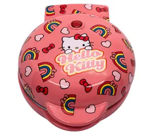 Uncanny Brands Hello Kitty Mini Waffle Maker Uncanny Brands Hello Kitty Mini Waffle Maker