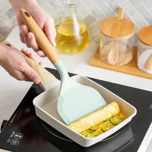 Food Grade Silicone Cooking Utensils Tamagoyaki Spatula Beef Meat Egg Kitchen Spatula Pizza Shovel Cooking Tools Kitchenware