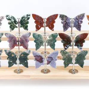 【Higher Crystal】1count（random）"Handmade crystal Butterfly Ornaments - Unique Decor with Symbolic Charm"
