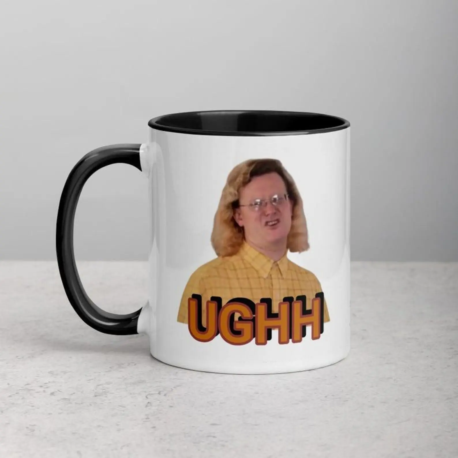James Character Theme Ceramic Coffee Cup - Reusable, Washable, Non-Toxic, Customizable Graphic Ceramic Mug, Love on The Spectrum Gift Idea, Coffee Cups, Ceramic Mugs