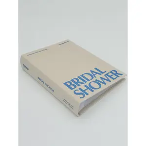 Linen Bridal Shower Photo Album