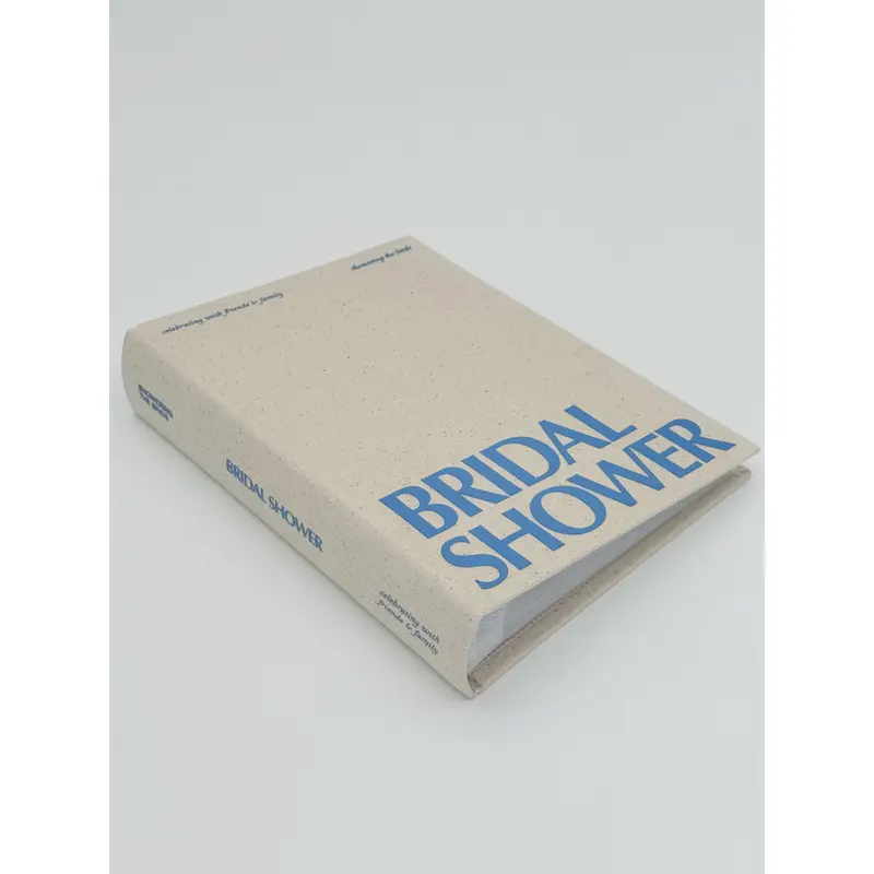 Linen Bridal Shower Photo Album