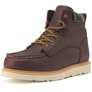 Men's 6" Soft Toe Slip Resistant Anti-Fatigue Puncture-proof EH Work Boots, 305