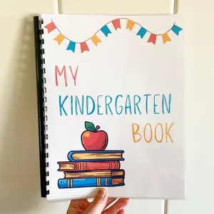 Kindergarten Learning Book - Alphabet Tracing, Letter Tracing, Shapes, Sight Words, Counting, Adding, Subtracting, Rhyming, Time Telling and More
